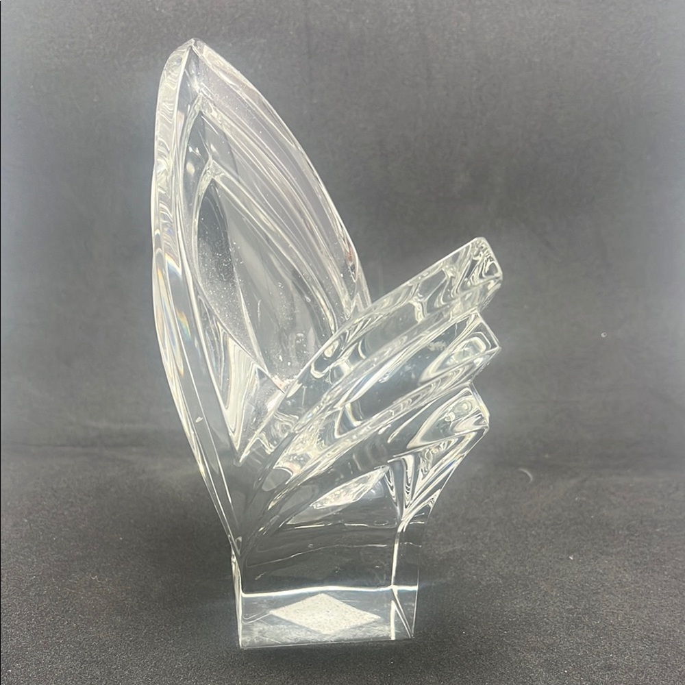 Elegant Mikasa crystal candlestick